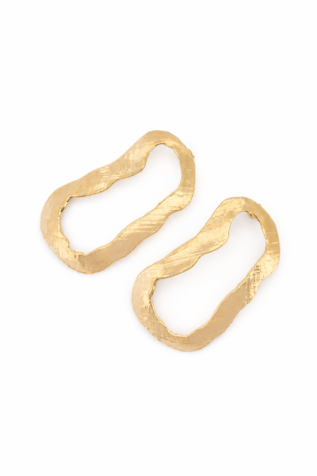 Orecchini in bronzo geometrici